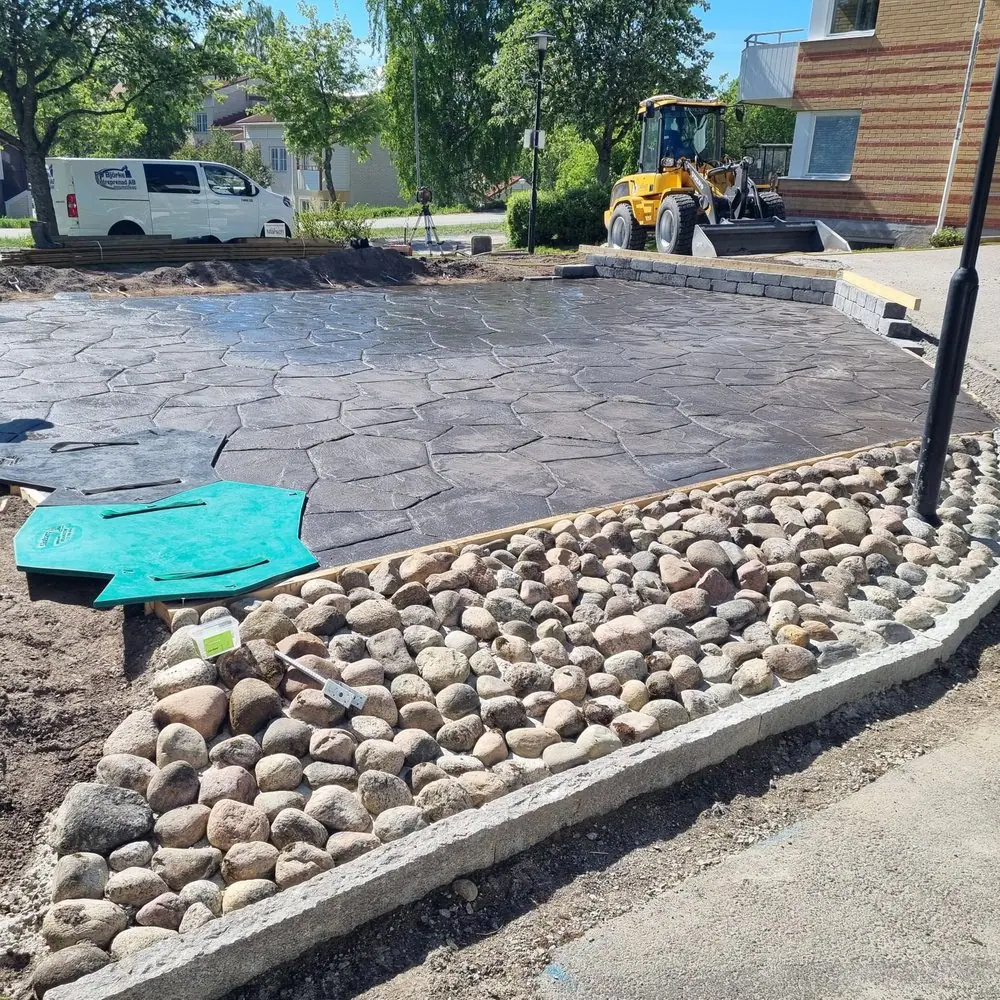 Anläggning av utemiljö för bostadsrättsföreningar