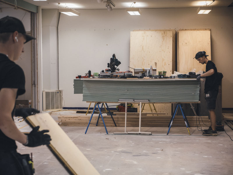 Modernisering av butiksentré efter vattenskada – bild 2