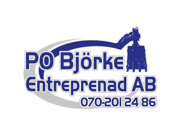 PO Björke Entreprenad AB logotyp