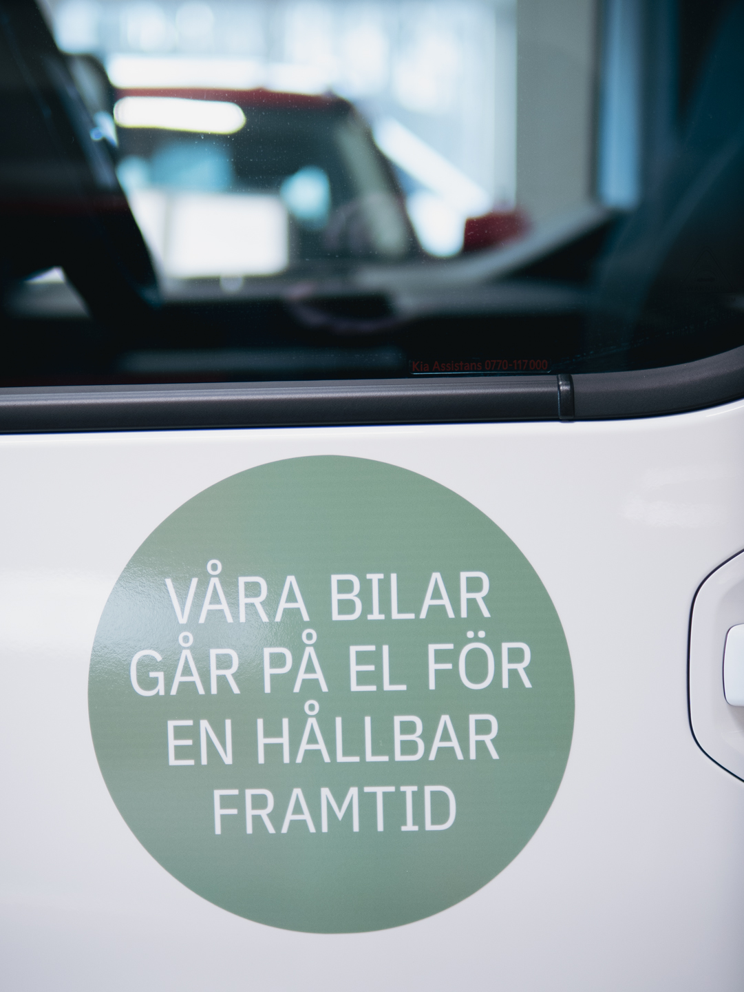 Våra bilar går på el för en hållbar framtid